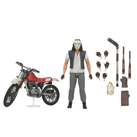 Neca - TMNT - Casey Jones con moto de cross - Teenage Mutant Ninja Turtles - Teenage Mutant Ninja Turtles - La película