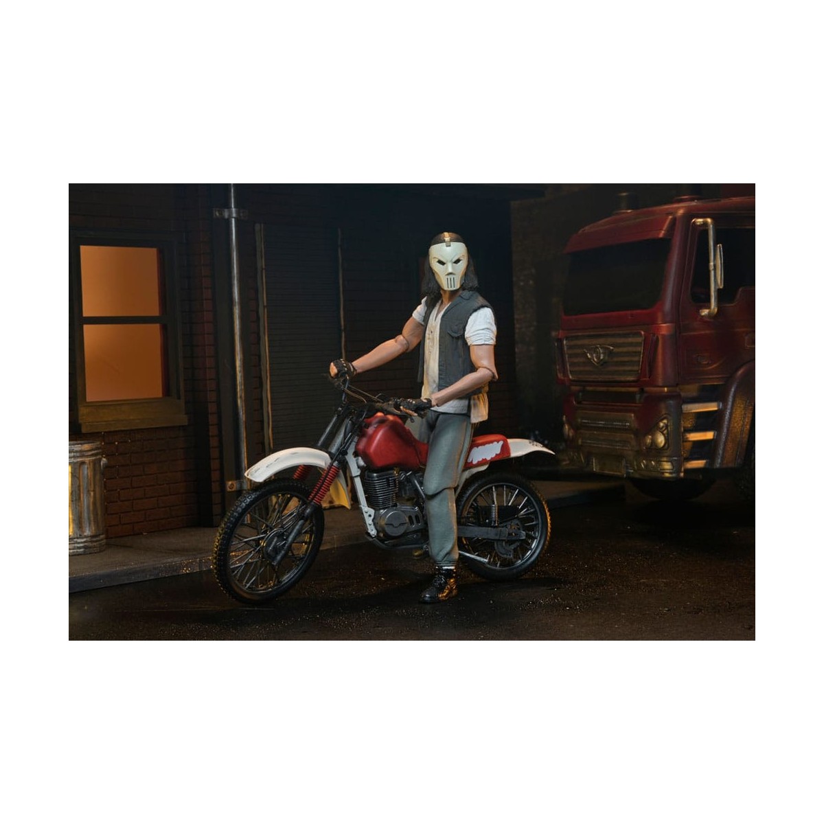Neca - TMNT - Casey Jones con moto de cross - Teenage Mutant Ninja Turtles - Teenage Mutant Ninja Turtles - La película