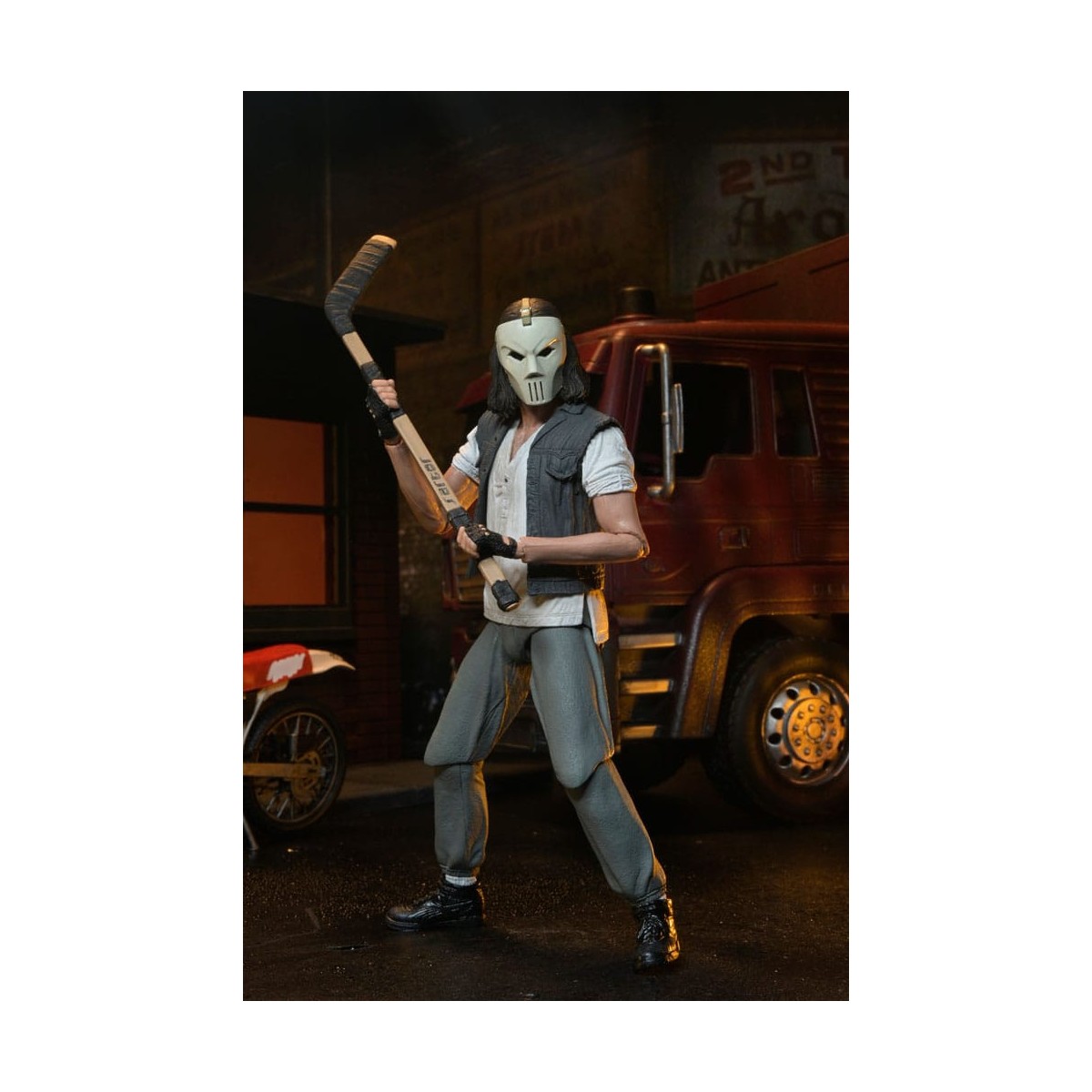 Neca - TMNT - Casey Jones con moto de cross - Teenage Mutant Ninja Turtles - Teenage Mutant Ninja Turtles - La película