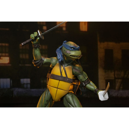 Neca - TMNT - Leonardo vs Shredder - Teenage Mutant Ninja Turtles - Teenage Mutant Ninja Turtles - La Película