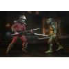 Neca - TMNT - Leonardo vs Shredder - Teenage Mutant Ninja Turtles - Teenage Mutant Ninja Turtles - La Película