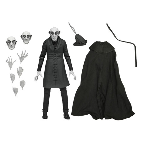 NECA - Ultimate Conde Orlok (Nosferatu) Versión en blanco y negro - Universal Monsters