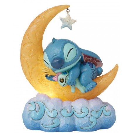 Disney Traditions Lilo y Stich - Stitch y Souillon Luna brillante