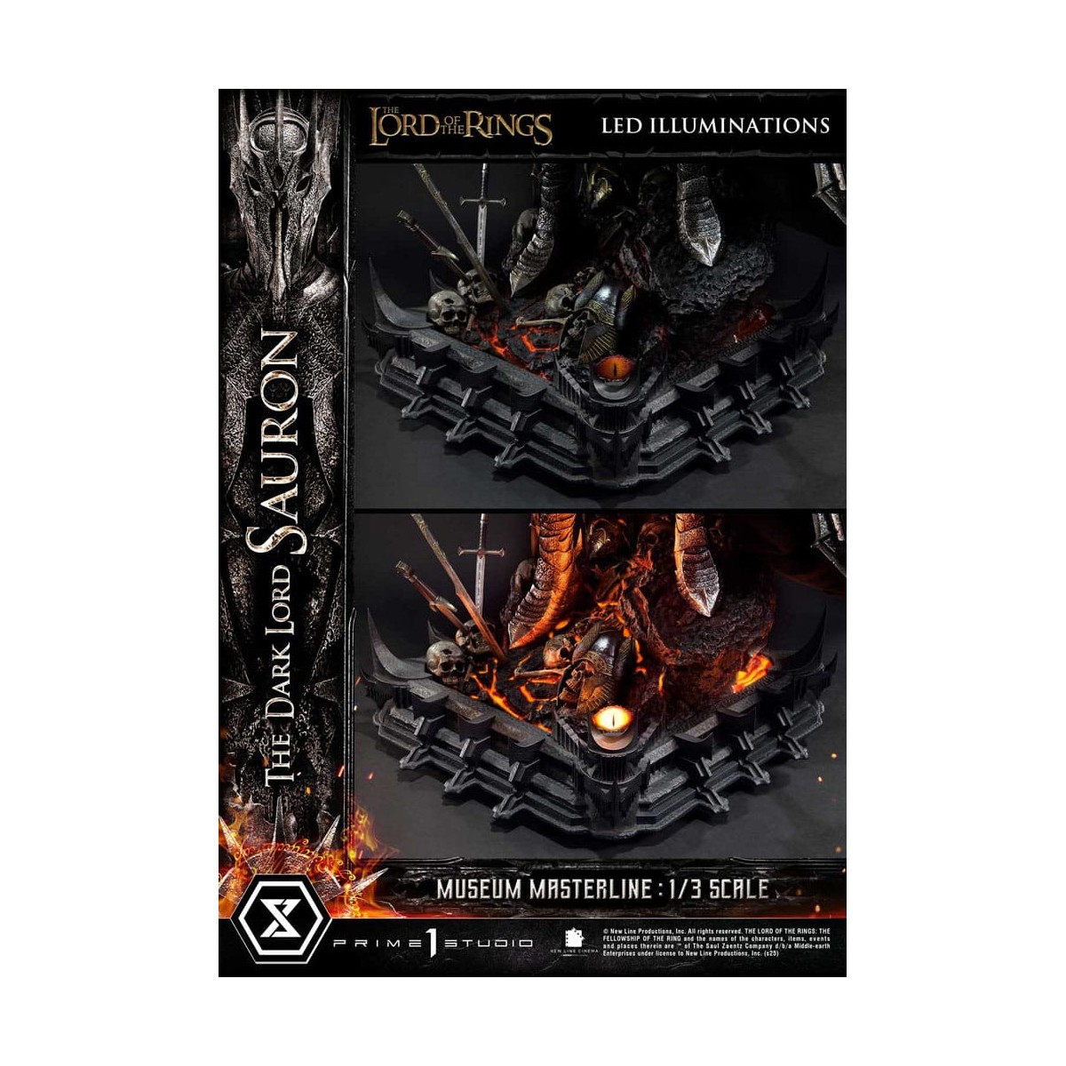 Prime 1 Studio - Museum Masterline Series 1/3 The Dark Lord Sauron Bonus Version - El Señor de los Anillos