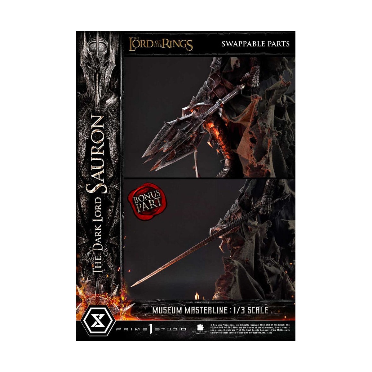 Prime 1 Studio - Museum Masterline Series 1/3 The Dark Lord Sauron Bonus Version - El Señor de los Anillos