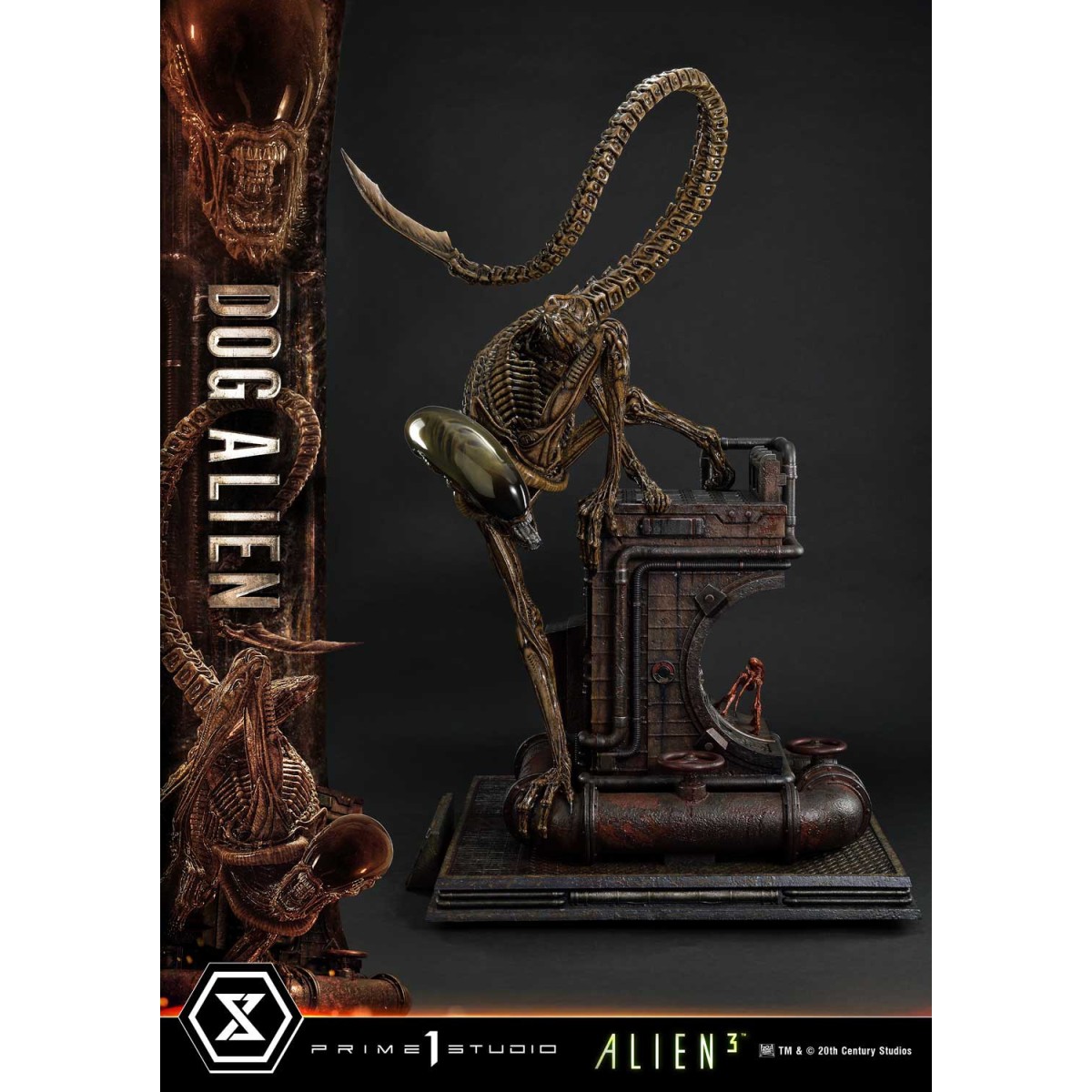 Prime 1 Studio -Dog Alien Deluxe Bonus Version - Alien 3 Museum Masterline XL