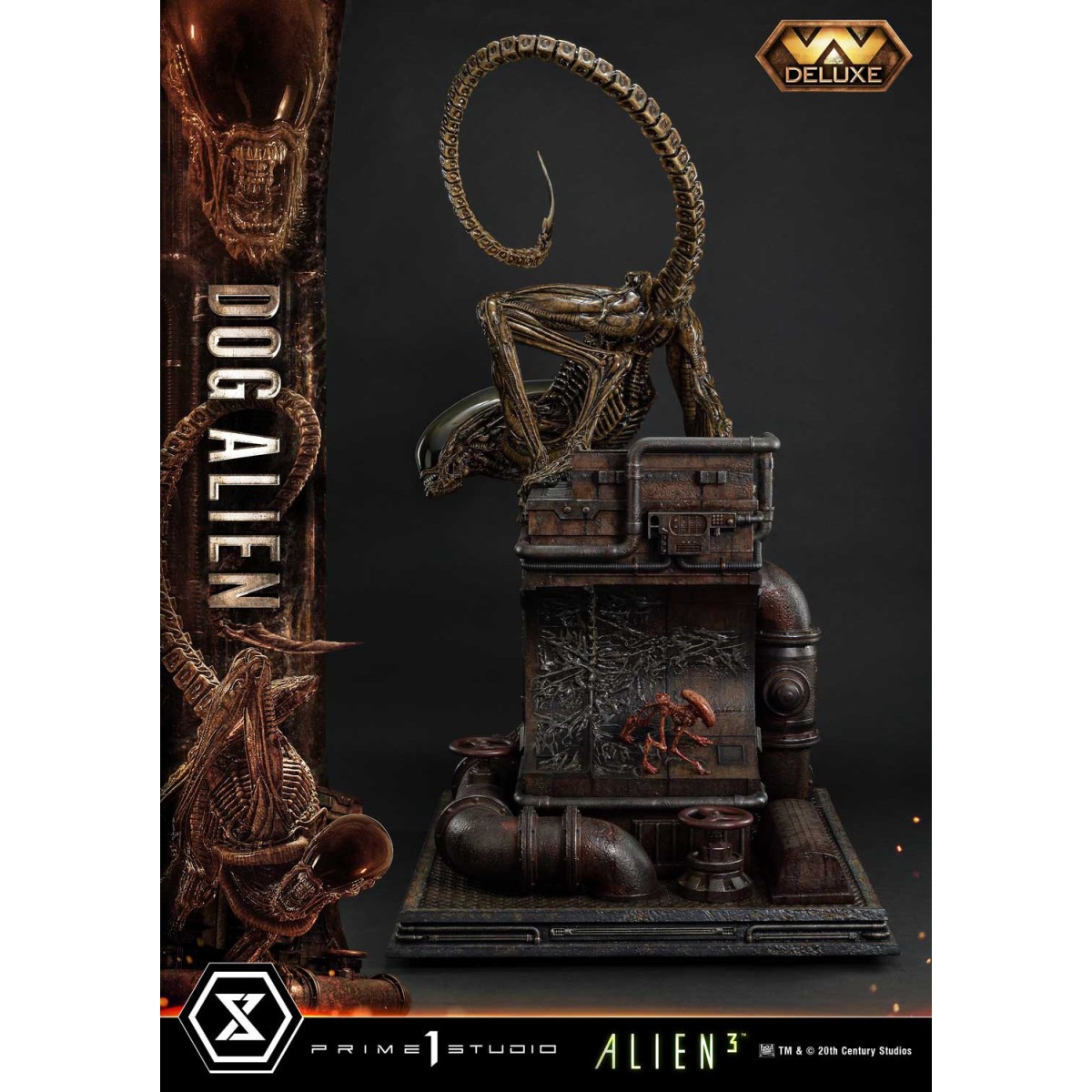 Prime 1 Studio -Dog Alien Deluxe Bonus Version - Alien 3 Museum Masterline XL