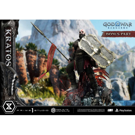 Prime 1 Studio - God of War: Ragnarok - Kratos Ultimate Bonus Version - Real Elite Masterline Series 1/3