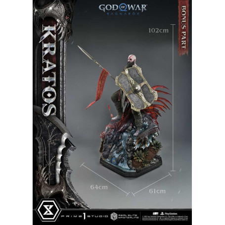 Prime 1 Studio - God of War: Ragnarok - Kratos Ultimate Bonus Version - Real Elite Masterline Series 1/3