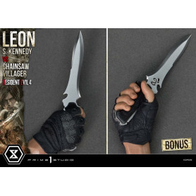 Prime 1 Studio - Resident Evil 4 Leon S. Kennedy vs. Chainsaw Villager Bonus Ver. - Ultimate Premium Masterline Serie 1/4
