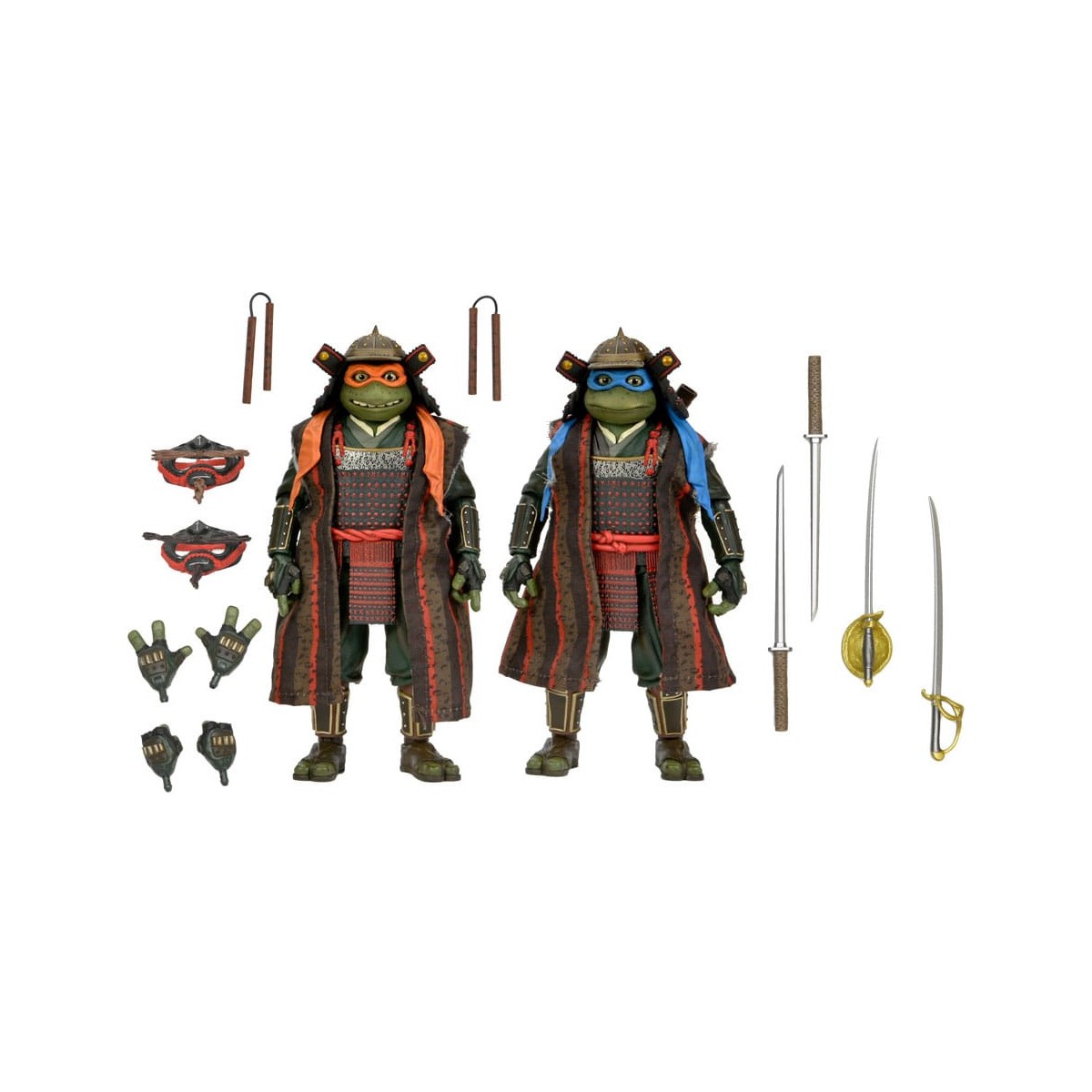 Neca - TMNT - Leonardo y Miguel Ángel - Teenage Mutant Ninja Turtles 3 - Teenage Mutant Ninja Turtles 3 - La película