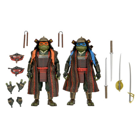 Neca - TMNT - Leonardo y Miguel Ángel - Teenage Mutant Ninja Turtles 3 - Teenage Mutant Ninja Turtles 3 - La película