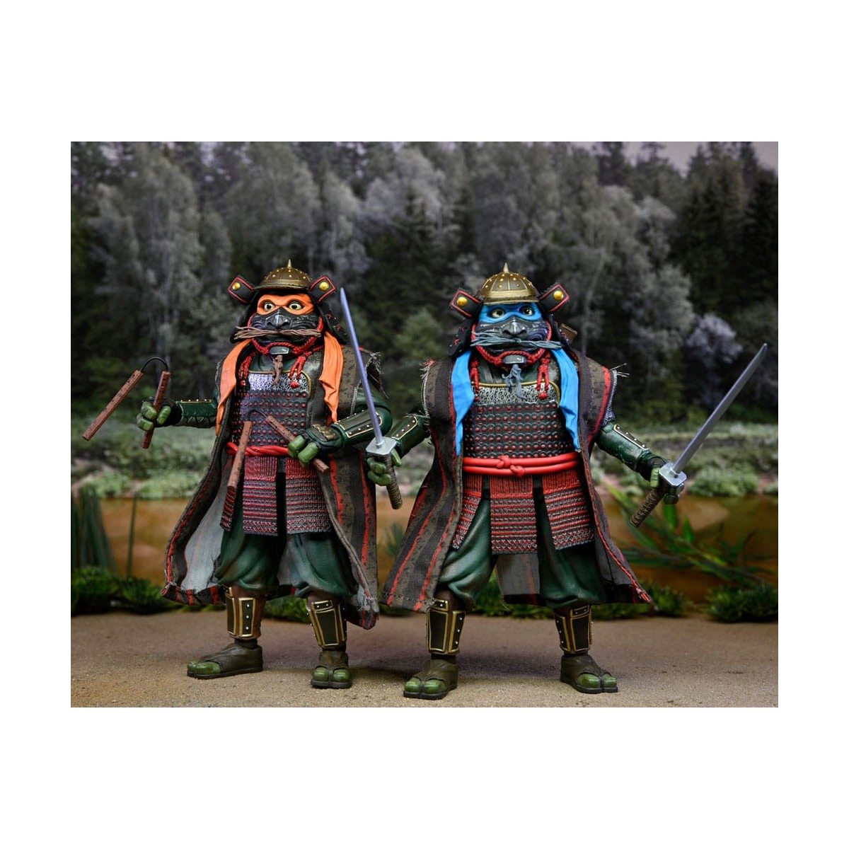 Neca - TMNT - Leonardo y Miguel Ángel - Teenage Mutant Ninja Turtles 3 - Teenage Mutant Ninja Turtles 3 - La película
