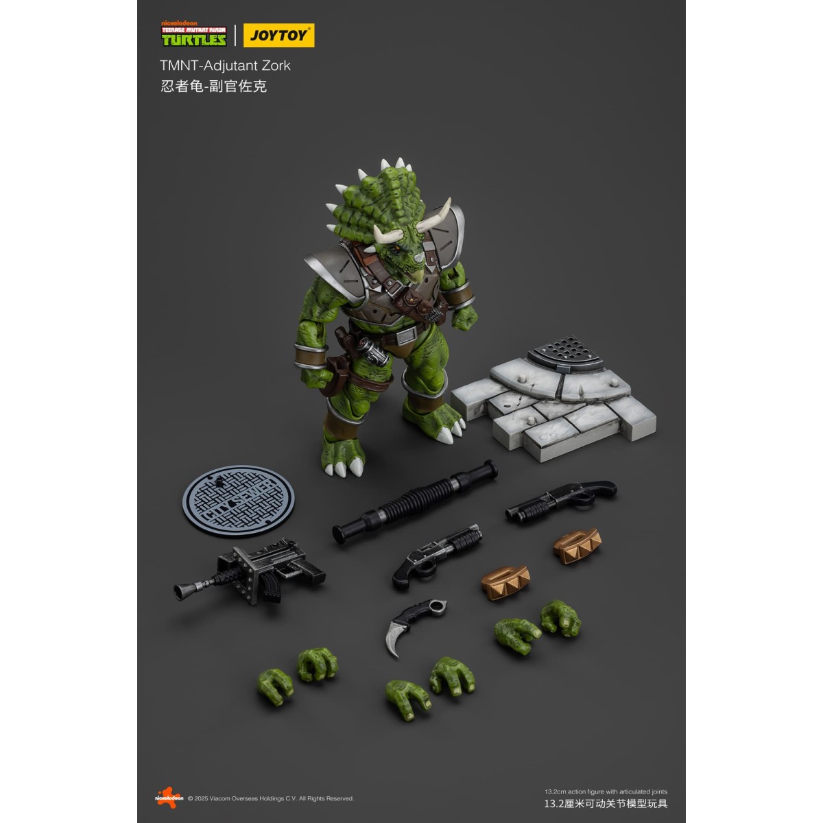 JoyToy TMNT - Suboficial Zork - Teenage Mutant Ninja Turtles 1/18