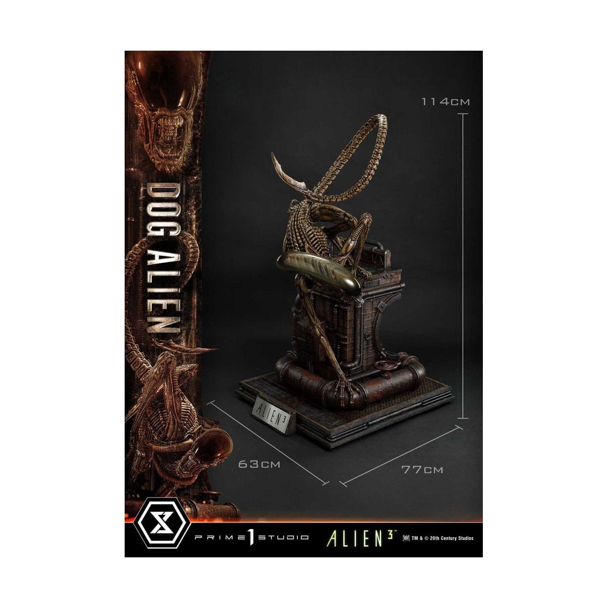 Prime 1 Studio - Perro Alien 1/3 - Museo Alien 3 Masterline XL