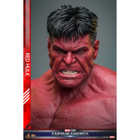 Hot Toys - RED HULK MMS 1/6 - Capitán América: Un mundo feliz
