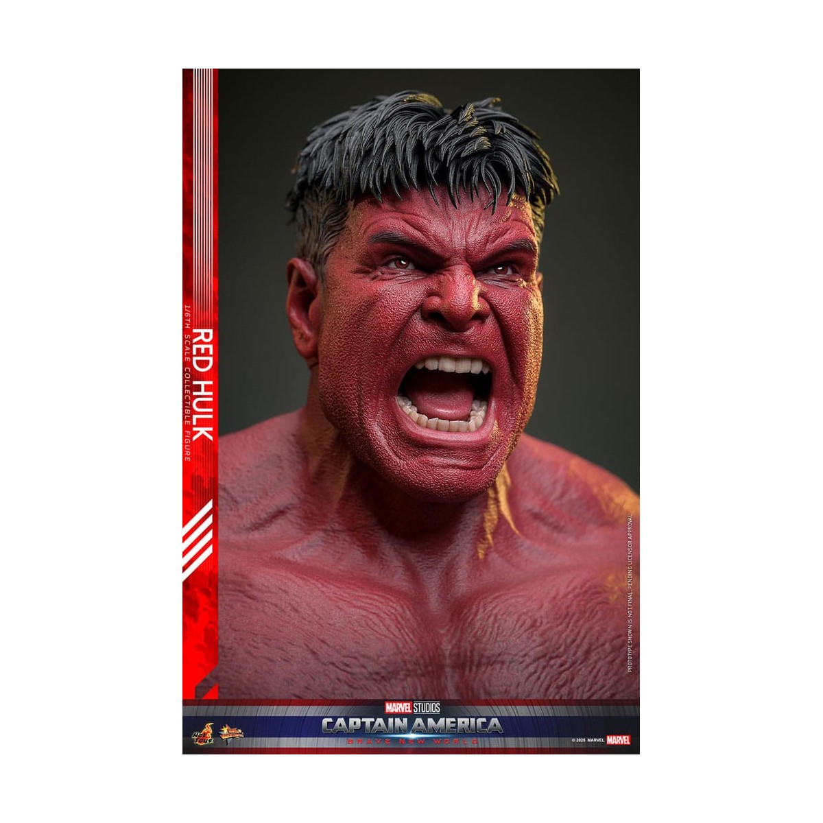 Hot Toys - RED HULK MMS 1/6 - Capitán América: Un mundo feliz