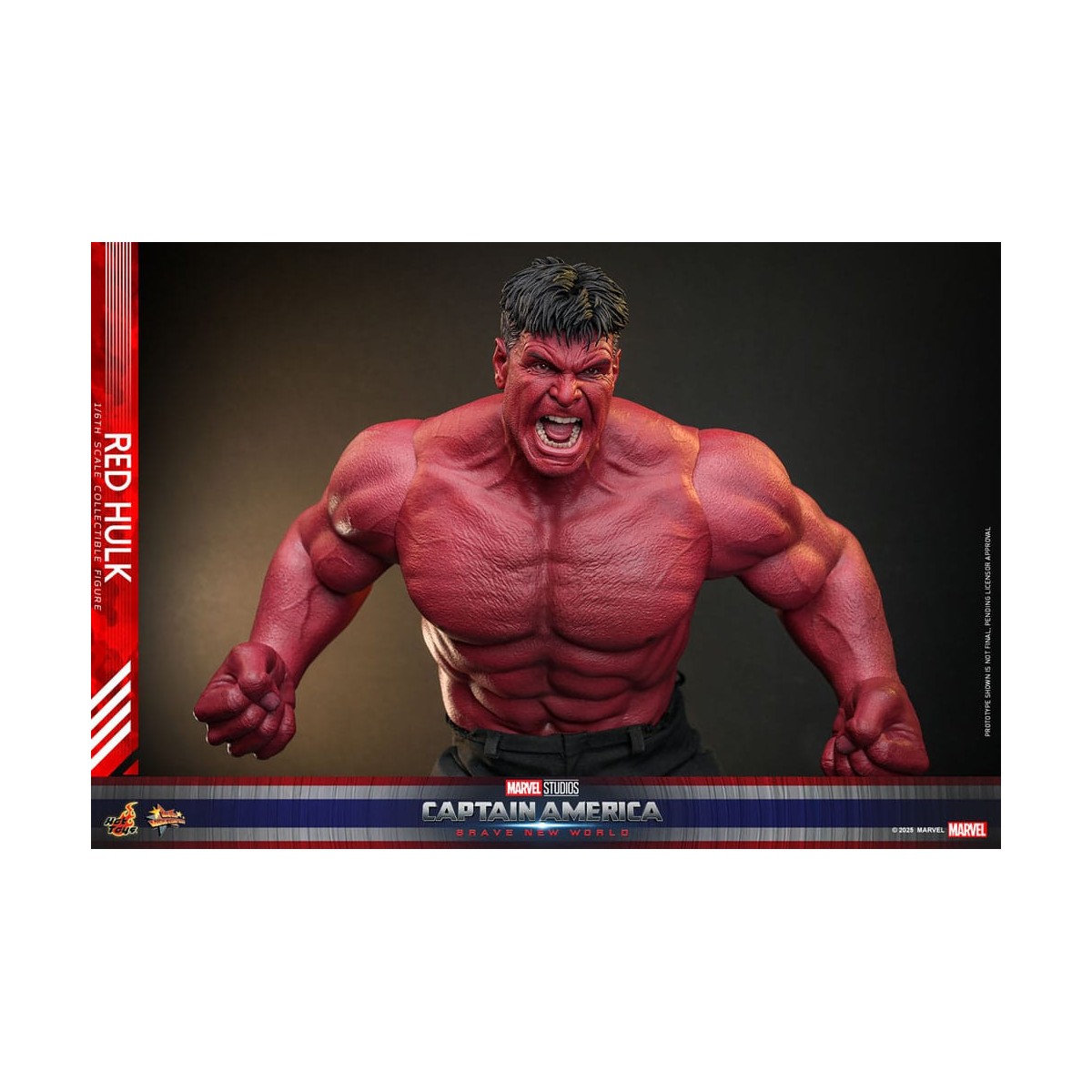 Hot Toys - RED HULK MMS 1/6 - Capitán América: Un mundo feliz