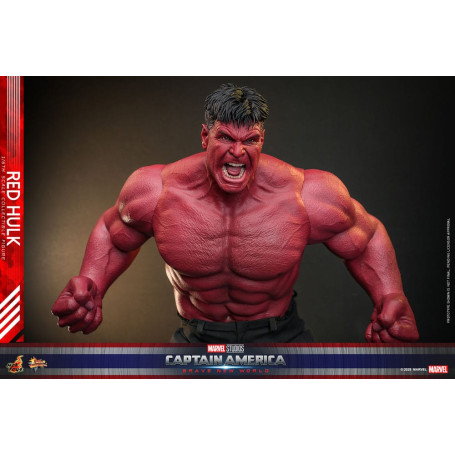 Hot Toys - RED HULK MMS 1/6 - Capitán América: Un mundo feliz