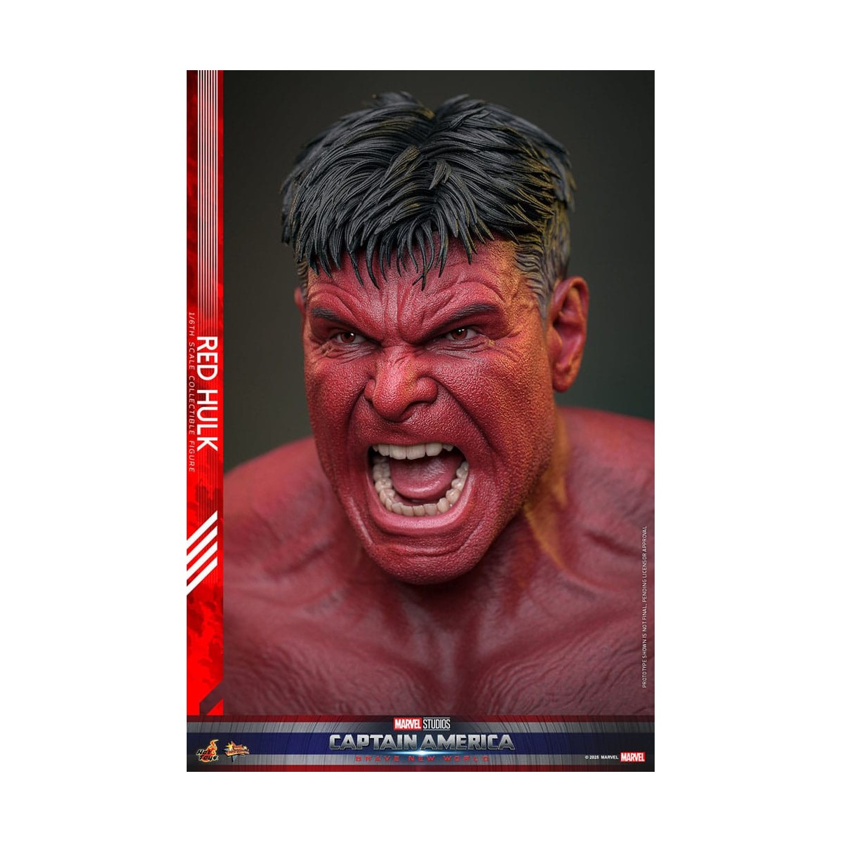 Hot Toys - RED HULK MMS 1/6 - Capitán América: Un mundo feliz