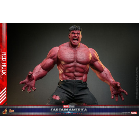 Hot Toys - RED HULK MMS 1/6 - Capitán América: Un mundo feliz