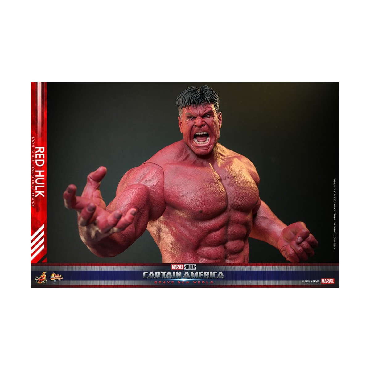 Hot Toys - RED HULK MMS 1/6 - Capitán América: Un mundo feliz