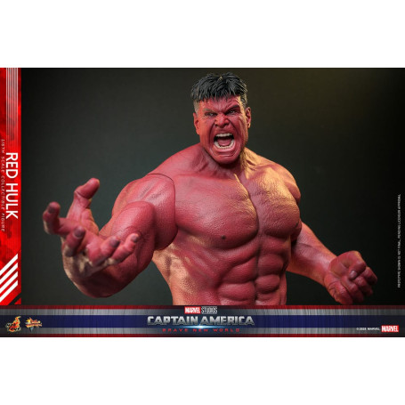 Hot Toys - RED HULK MMS 1/6 - Capitán América: Un mundo feliz