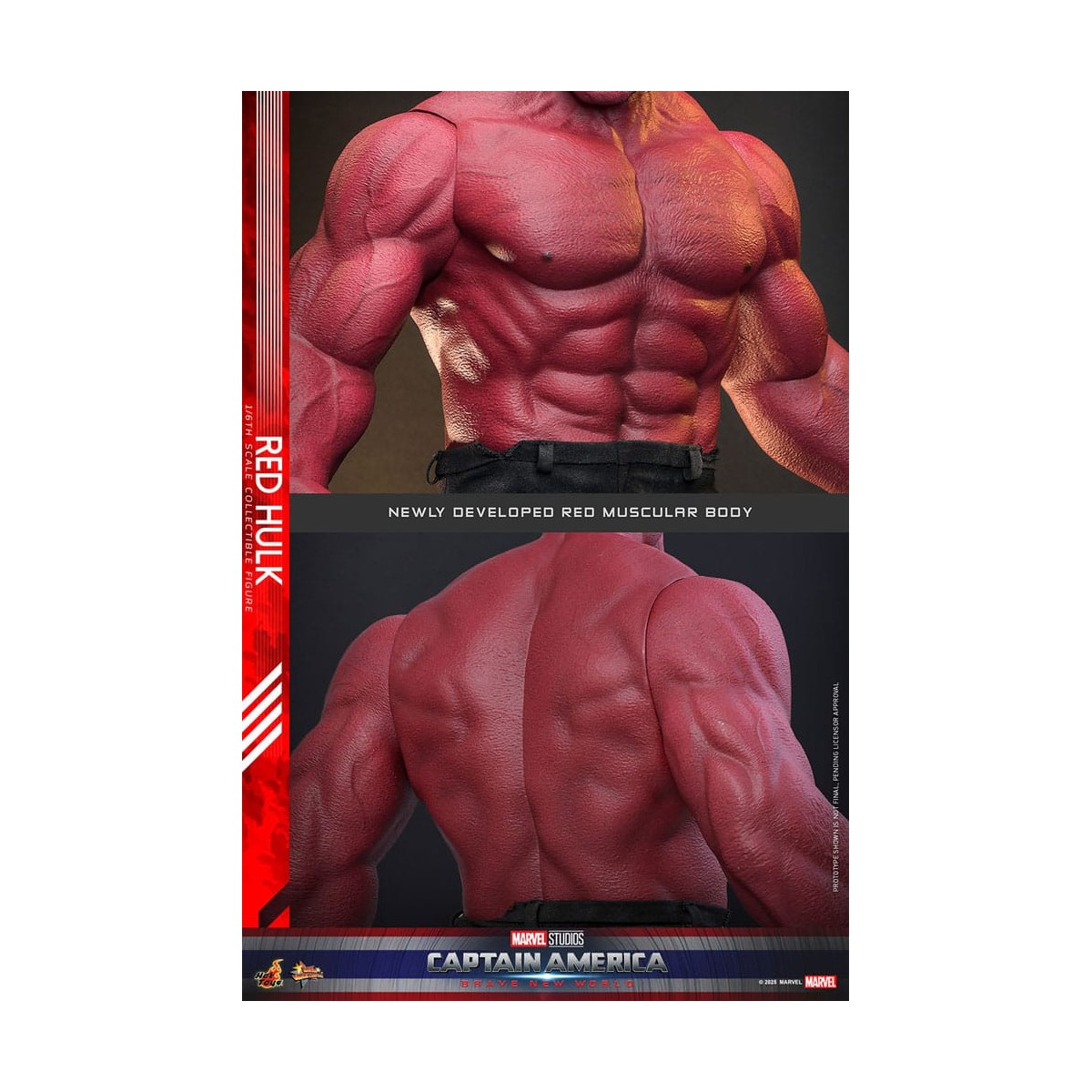 Hot Toys - RED HULK MMS 1/6 - Capitán América: Un mundo feliz