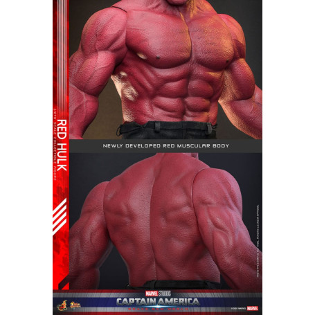 Hot Toys - RED HULK MMS 1/6 - Capitán América: Un mundo feliz