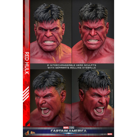 Hot Toys - RED HULK MMS 1/6 - Capitán América: Un mundo feliz