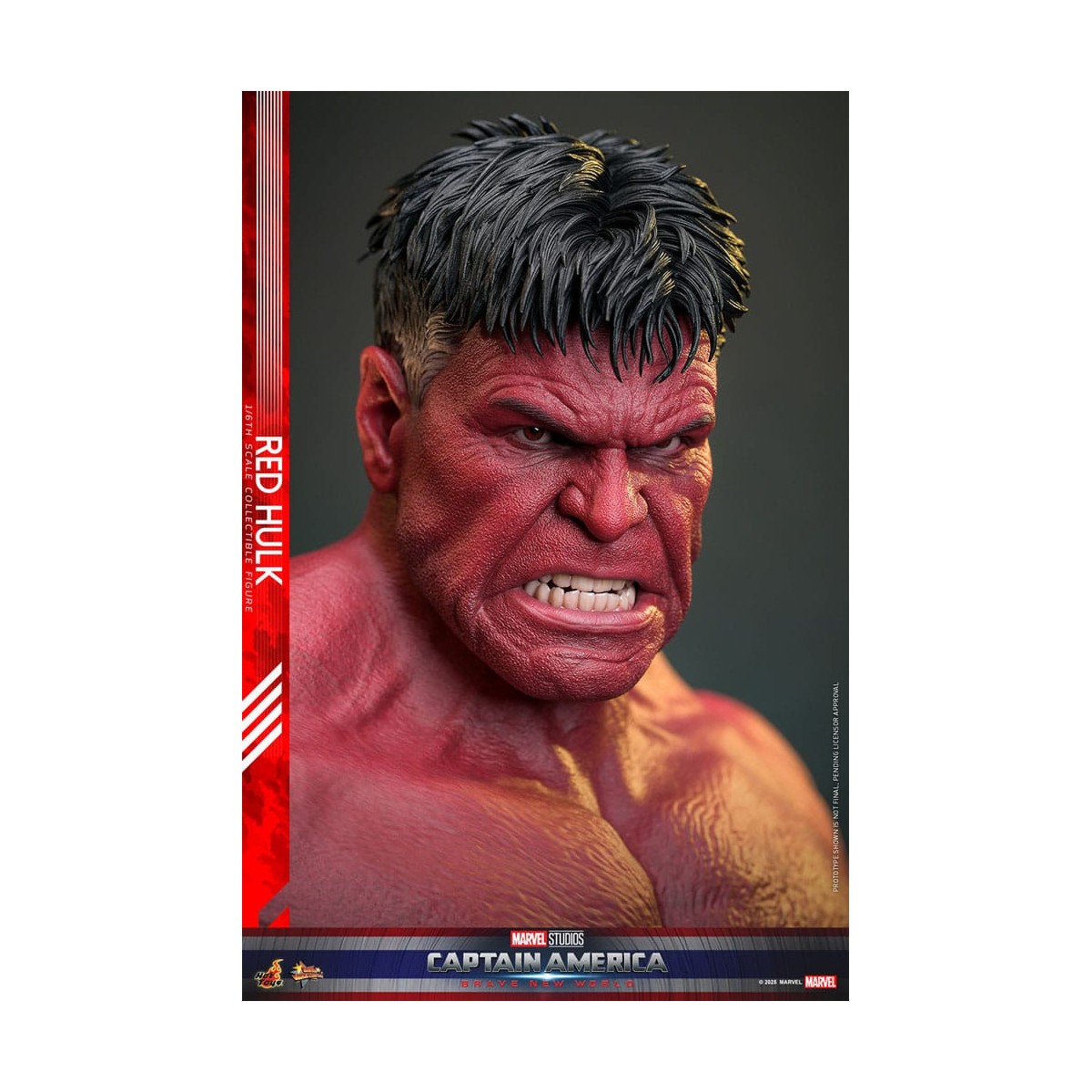 Hot Toys - RED HULK MMS 1/6 - Capitán América: Un mundo feliz