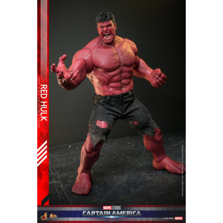 Hot Toys - RED HULK MMS 1/6 - Capitán América: Un mundo feliz
