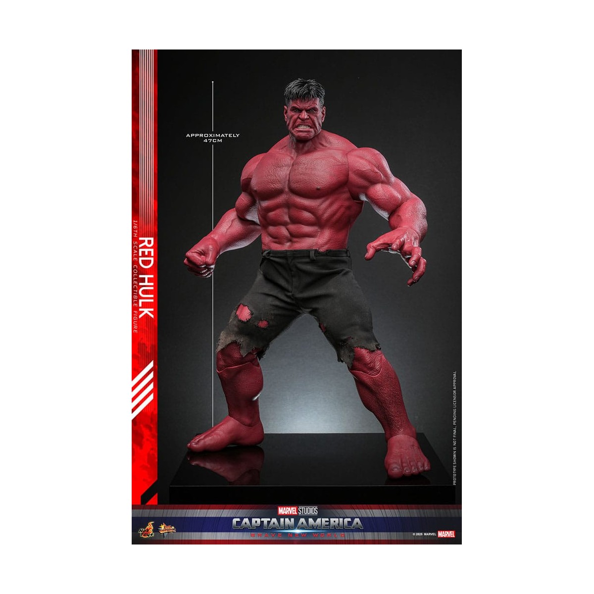 Hot Toys - RED HULK MMS 1/6 - Capitán América: Un mundo feliz
