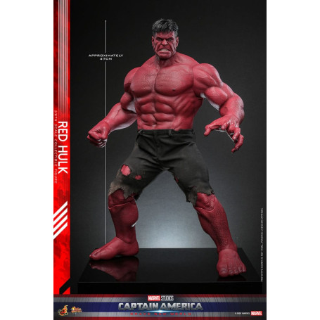 Hot Toys - RED HULK MMS 1/6 - Capitán América: Un mundo feliz