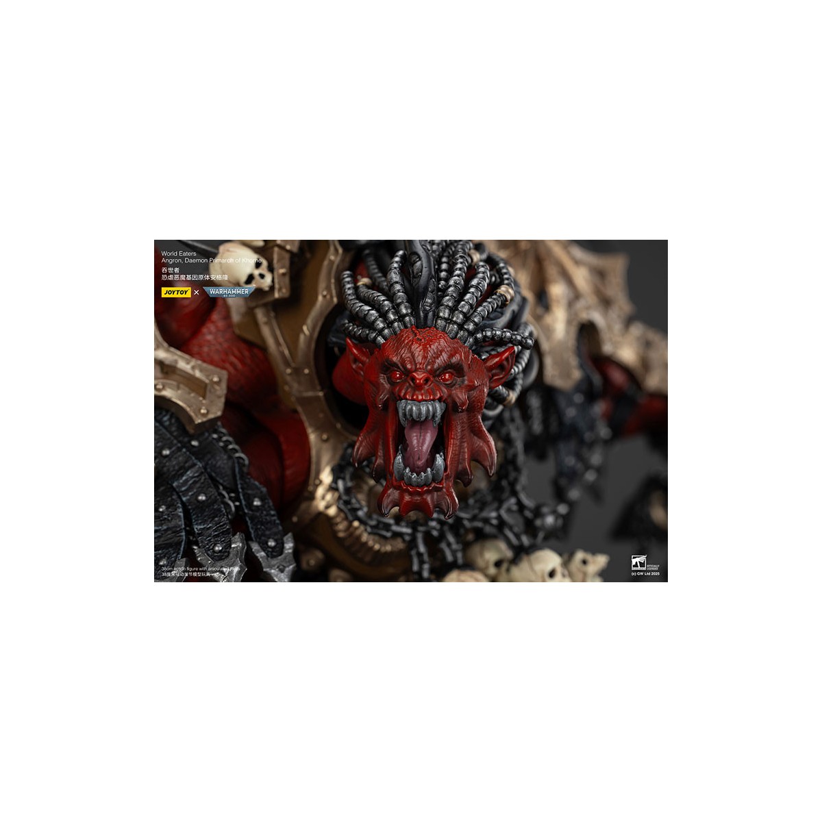 Joytoy - Warhammer - Devoradores de Mundos - Angron Daemon Primarca de Khorne 1/18 - Warhammer 40000