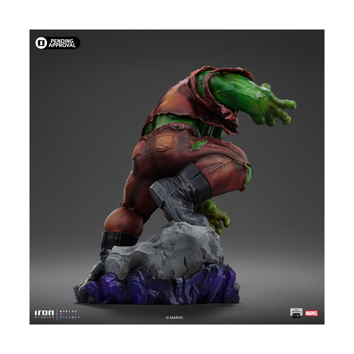 Iron Studios Marvel - Hulk 1/10 BDS Art Scale - Diorama Infinity Gauntlet