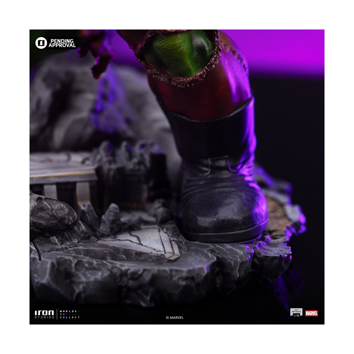 Iron Studios Marvel - Hulk 1/10 BDS Art Scale - Diorama Infinity Gauntlet