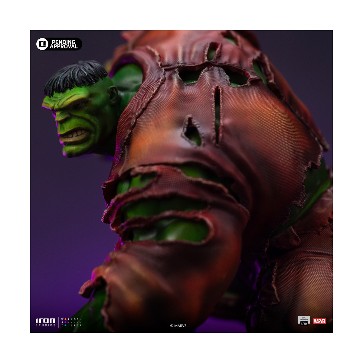 Iron Studios Marvel - Hulk 1/10 BDS Art Scale - Diorama Infinity Gauntlet