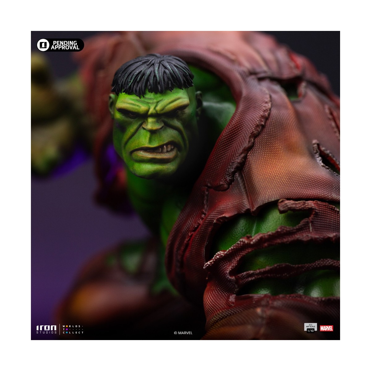 Iron Studios Marvel - Hulk 1/10 BDS Art Scale - Diorama Infinity Gauntlet