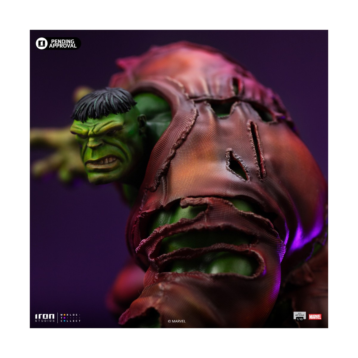 Iron Studios Marvel - Hulk 1/10 BDS Art Scale - Diorama Infinity Gauntlet
