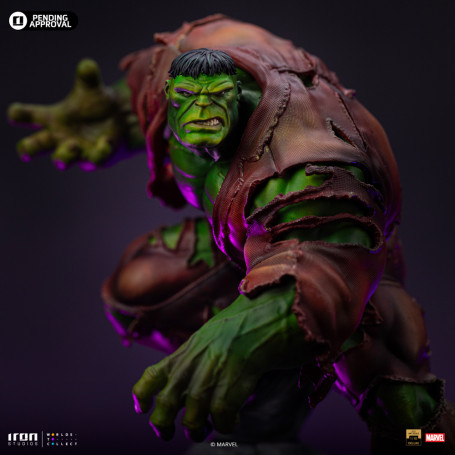 Iron Studios Marvel - Hulk 1/10 Deluxe Art Scale - Guantelete del Infinito Diorama