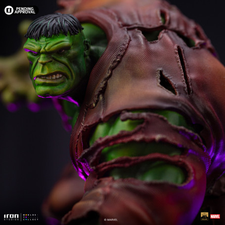 Iron Studios Marvel - Hulk 1/10 Deluxe Art Scale - Guantelete del Infinito Diorama