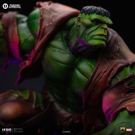 Iron Studios Marvel - Hulk 1/10 Deluxe Art Scale - Guantelete del Infinito Diorama