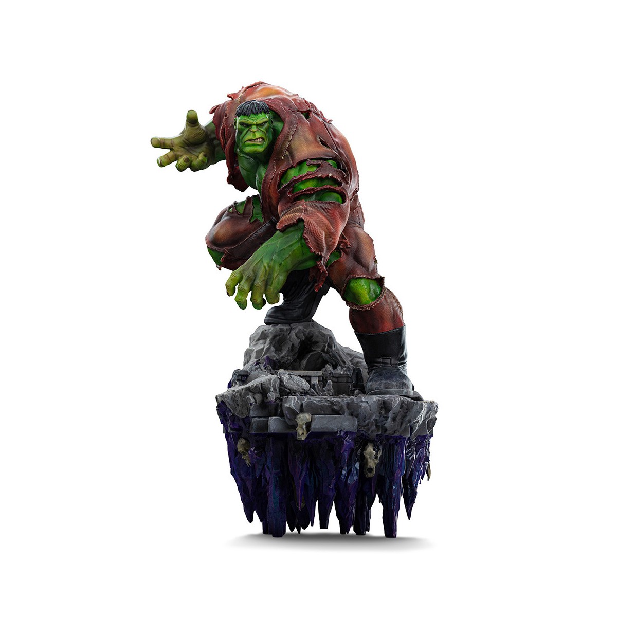 Iron Studios Marvel - Hulk 1/10 Deluxe Art Scale - Guantelete del Infinito Diorama