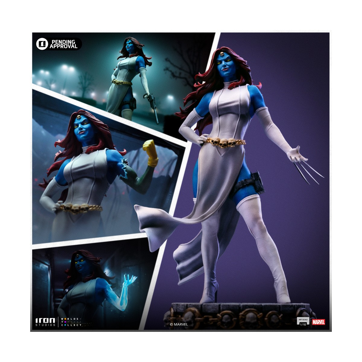 Iron Studios Marvel Comics - X-Men - Mystique 1/10 BDS Art Scale