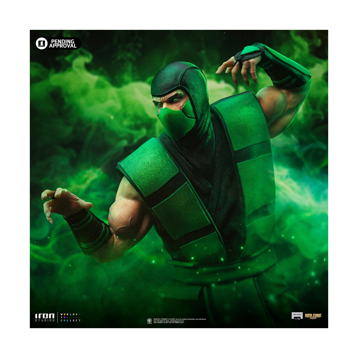Iron Studios - Mortal Kombat - Reptil BDS Art Escala 1/10