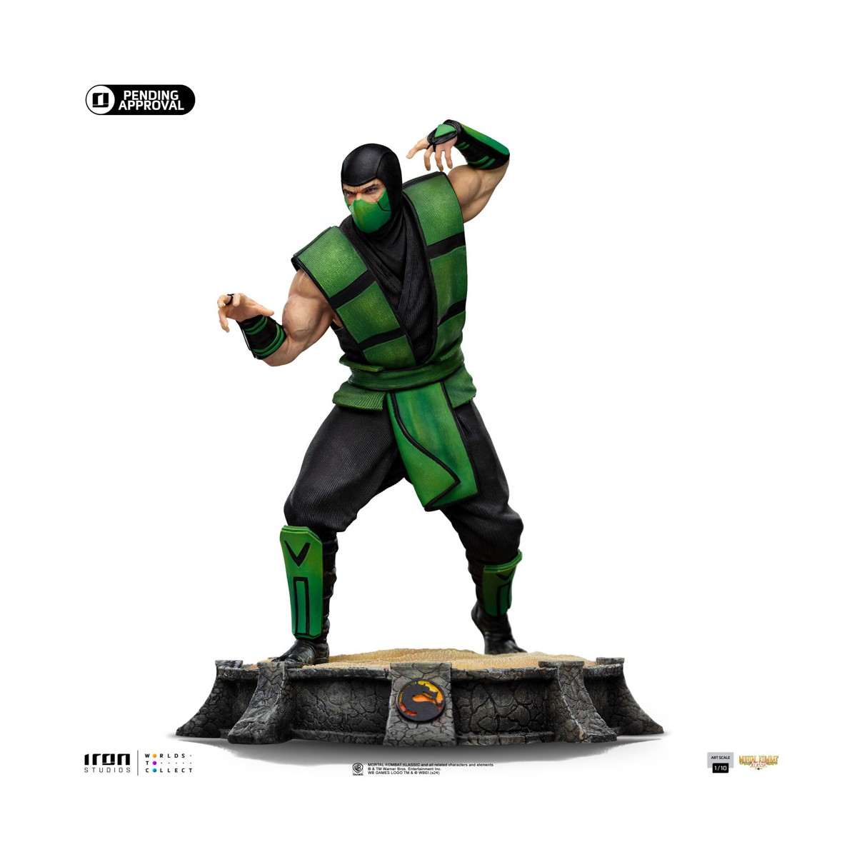 Iron Studios - Mortal Kombat - Reptil BDS Art Escala 1/10