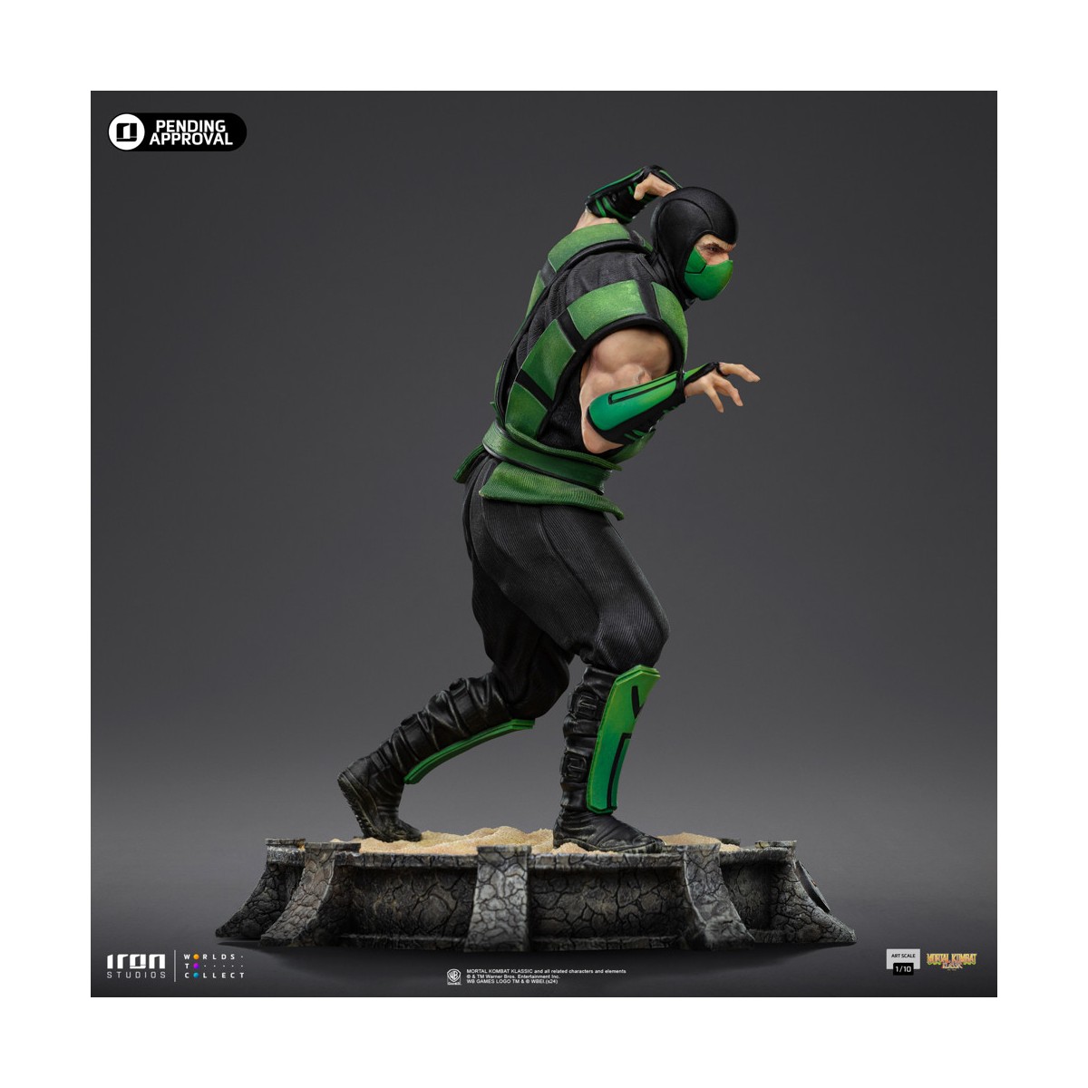 Iron Studios - Mortal Kombat - Reptil BDS Art Escala 1/10
