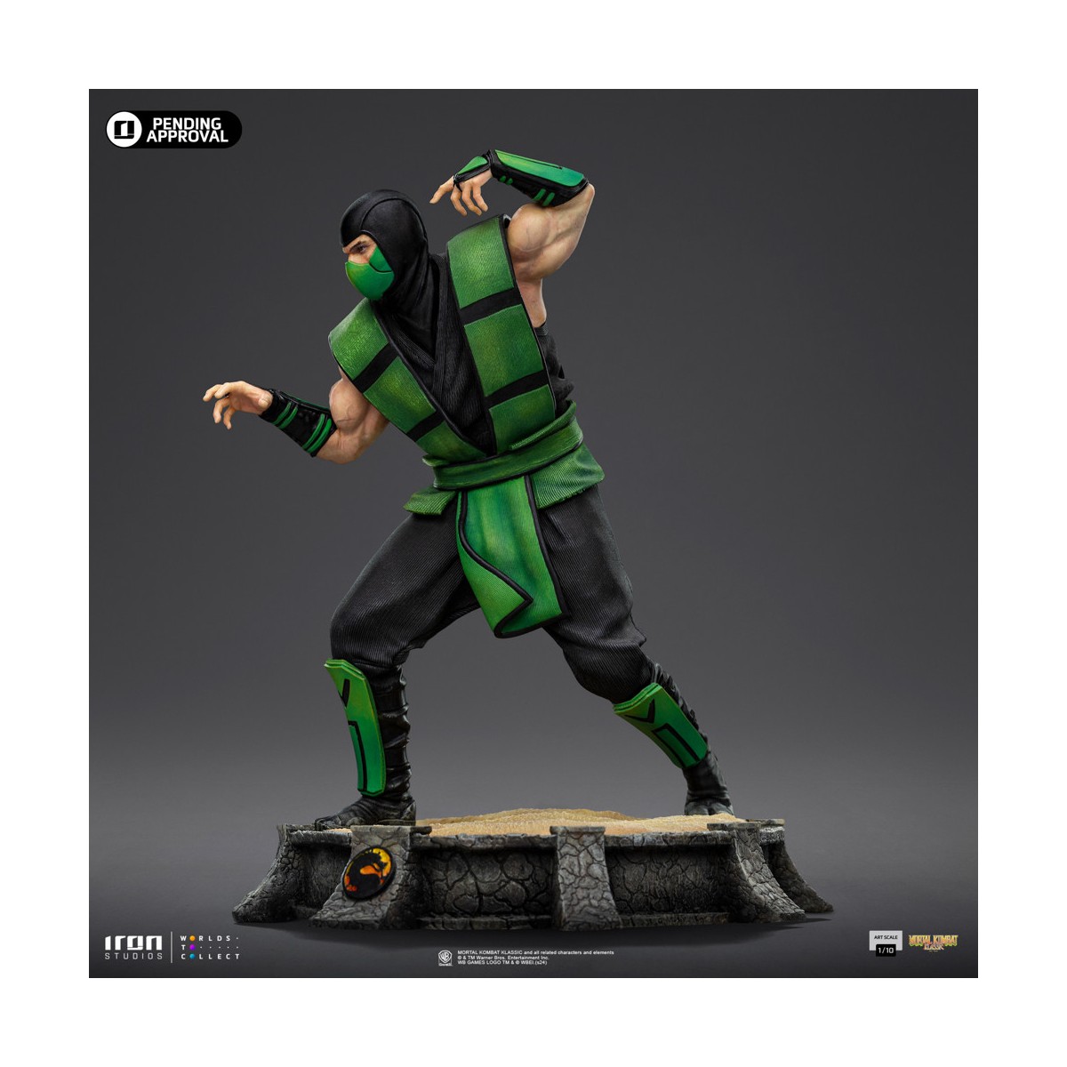 Iron Studios - Mortal Kombat - Reptil BDS Art Escala 1/10