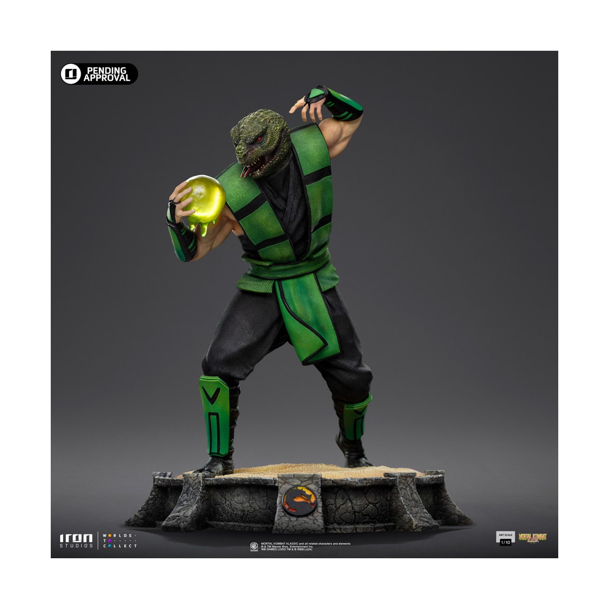 Iron Studios - Mortal Kombat - Reptil BDS Art Escala 1/10
